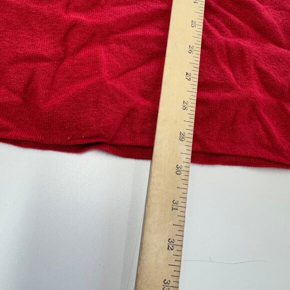 MOTH Dress Womens‎ Medium Cherry Red Chester Bell Sleeve Sweater Anthropologie - Picture 8 of 9